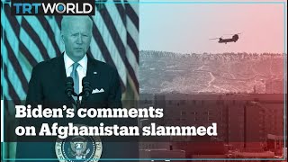 Kabul lecturer criticises US President Biden after Taliban seize Afghanistan