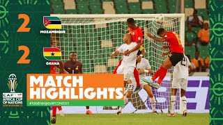 HIGHLIGHTS | Mozambique 🆚 Ghana  #TotalEnergiesAFCON2023 - MD3 Group B