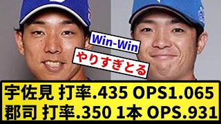 【winwin】宇佐見 打率.435 OPS1.065　郡司 打率.350 1本 OPS.931【反応集】【プロ野球反応集】【2chスレ】【5chスレ】