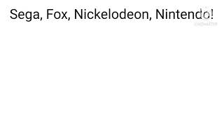 Sega, Fox, Nickelodeon, Nintendo! Please Don't Turn Us All Into Among Us!