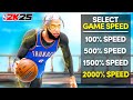 NBA 2K25 IF THE GAME SPEED WAS INCREASED BY 2000%... 😳⚡️