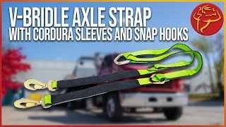 Tow Truckers Guide to Towing Equipment - Part 3 - V-Bridle Axle Strap w/ Cordura Sleeves