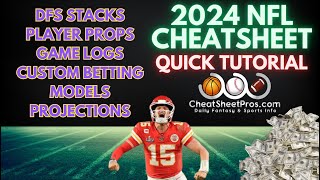 Nfl Cheatsheet Tutorial Video For 2024