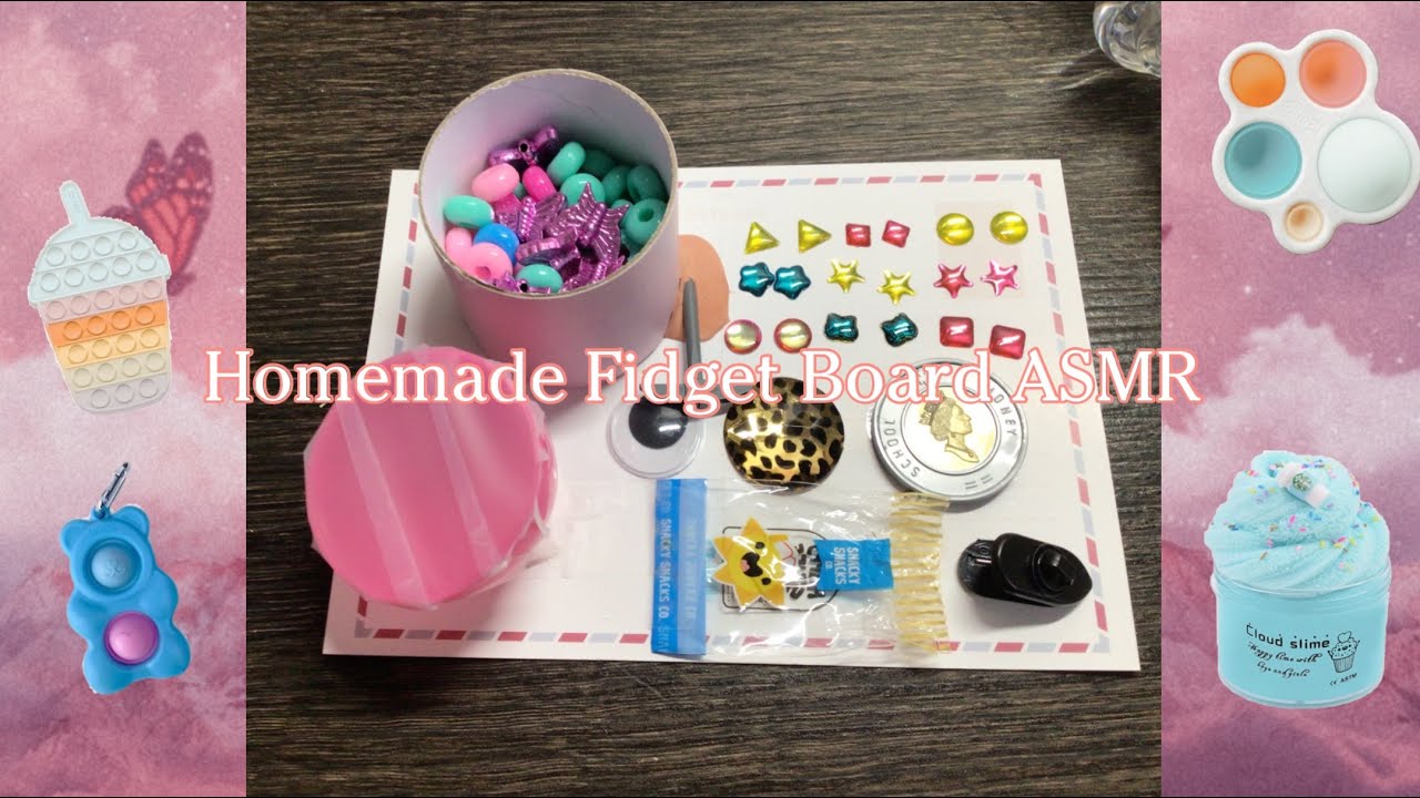 Asmr Homemade Fidget Board Youtube