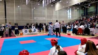 Taekwondo Irish Cup Limerick 2015 Sparrings 1st Round