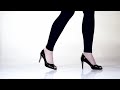 sensational soles vanessa pump black patent sizes 11 14 video1