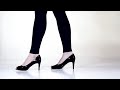 sensational soles vanessa pump black patent sizes 11 14 video1