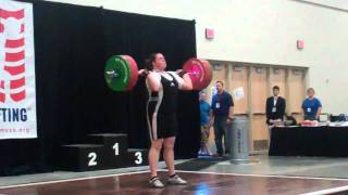 Sarah Robles Clean and Jerks 142kg