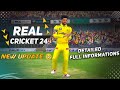 🥴Real Cricket 24 New Update Launched ! Bug Fixes 🥲 ! Gameplay Review