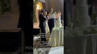 cake cutting songs for wedding | my clients wedding cake cutting |wedding cake decorating #shorts