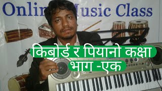 how to play keyboard and piano ?किबोर्ड र पियानो बजाउने सबैभन्दा सजिलो तरिका भाग-१।