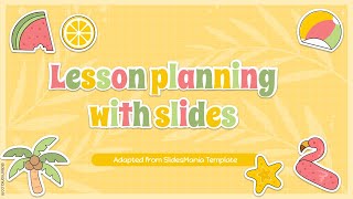 Lesson Planning with Google Slides