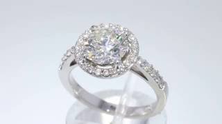 2.41CT Round Brilliant Diamond Engagement Ring AGS Cert/Appr $25K $10,995