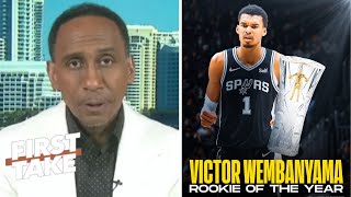FIRST TAKE | The dawn of a new era! - Stephen A. Smith credit to Wemby named NBA