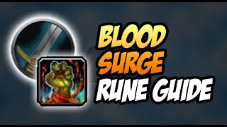 How to get the Blood Surge Rune for Warriors