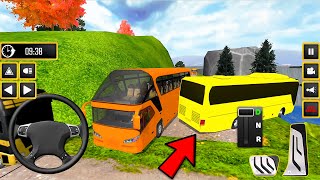 Offroad Bus Simulator: Accident with other Bus in Dangerous Hill Roads - Android gameplay