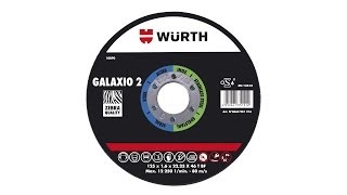 Disque à tronçonner Zebra Galaxio 2 - Würth