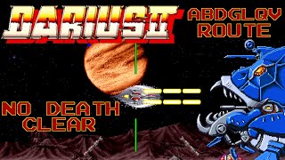 Darius II (Arcade) Completed No Deaths - 1CC,  NoMiss ALL - ABDGLQV Route [4K]