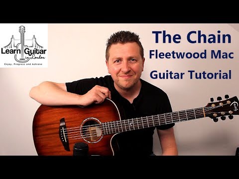 The Chain - Acoustic Guitar Tutorial - Fleetwood Mac - Drue James ...