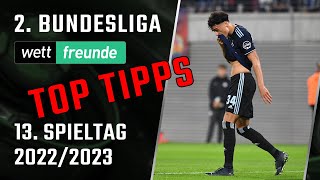 2. Liga Prognose - 13. Spieltag 2022/23 👉 Top Tipps & Vorschau