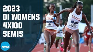 Women's 4x100m relay semifinals - 2023 NCAA outdoor track and field championships (Heat 3)
