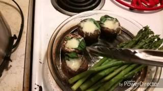 Farberware 7-in - 1 Pressure Cooker Salmon and asparagus