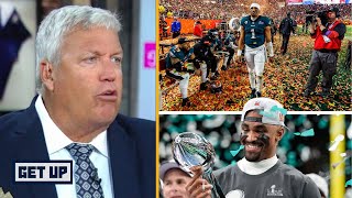 GET UP | NFL World owe Jalen Hurts an APOLOGY! - Rex Ryan on Eagles destroy Chiefs to win Super Bowl