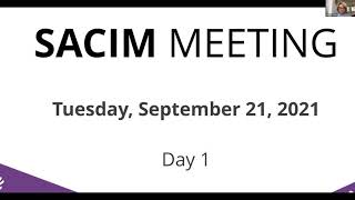 SACIM Meeting September, 21, 2021