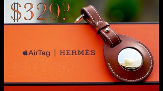 Apple | Hermès Leather Keychain for Apple AirTags | Unboxing \u0026 In-Depth Review | Worth $329???