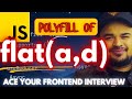 Flatten Deeply Nested Array : Ace Your Javascript Interview Series by Frontend Master #frontend