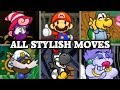 Paper Mario: The Thousand-Year Door - All Stylish Moves