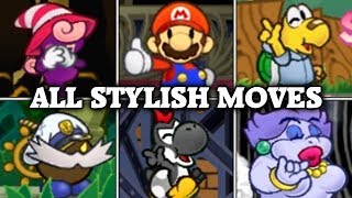 Paper Mario: The Thousand-Year Door - All Stylish Moves