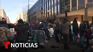 Simpatizantes de Trump llegan al Capital One Arena para seguir la investidura | Noticias Telemundo