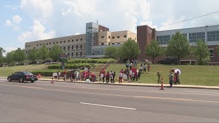 Protests held outside of Shaw High School after band director resigns