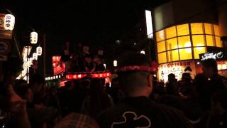 大鳥・濱寺元町 大鳥大社前 鳳後宮 灯入曳行 だんじり祭 2011年10月9日