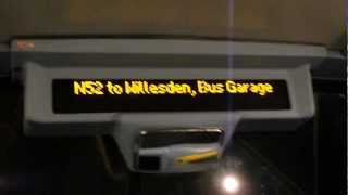 N52 to Willesden, Bus Garage