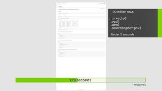 Processing 100 Million Rows of Data in Under 2 Seconds with Polars GPU Engine powered by RAPIDS cuDF