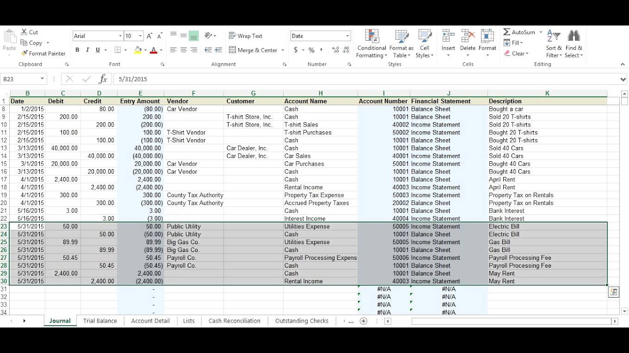 Accrual Schedule Template