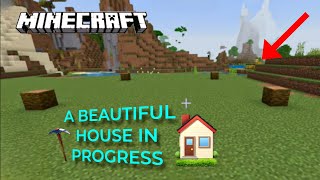 MINECRAFT SURVIVAL SERIES ~ A HOUSE IN PROGESS 🏗👷‍♀️🏠