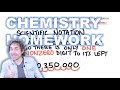 Scientific Notation  |  Chemistry Homework in 3 MINUTES