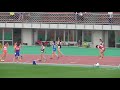 女子200m_3組_札幌中学陸上記録会20180430