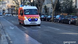 [compilation] VSAV pompier de Nice - French Fire Departement Ambulances Responding