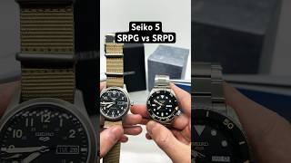 Seiko 5 SRPG vs Seiko 5 SRPD? Same 4R36 Automatic Movement with Manual winding option