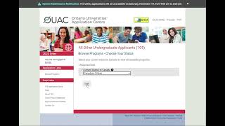 OUAC - BA - Educational Studies Pathway Application Process (Ontario Tech)