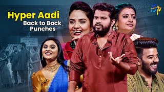 Hyper Aadi & Sudigali Sudheer Hilarious Comedy Punches | Auto Ramprasad, Getup Srinu | ETV Telugu