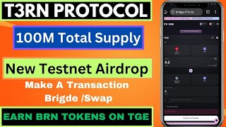 T3RN Testnet Airdrop ||. Earn Frr BRN Tokens || 7.85Million Funding || Fully Guide