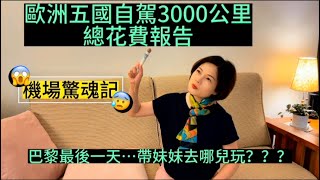 歐洲五國自駕3000公里總花費