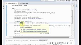 week5-Network Programming- TCP Server Client java- Part 2