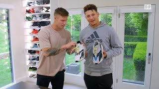 Patrick Mahomes Is Gifted Custom Kicks from His Best Friend