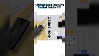 EVM Elite 512GB EnSave Pro - Smallest Portable SSD